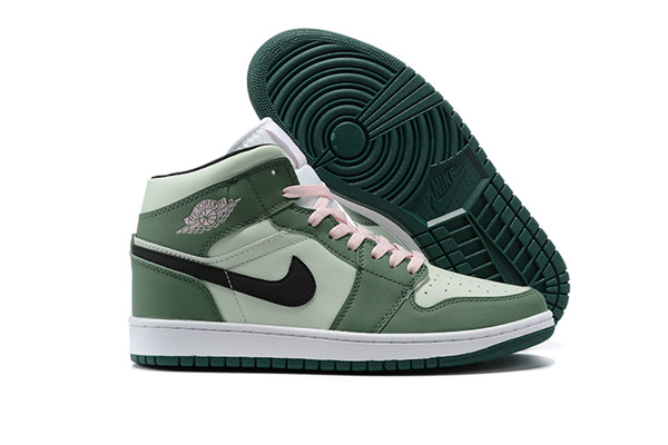 Men's Running Weapon Air Jordan 1 Green Shoes 037 Men's Running Weapon Air Jordan 1 Green Shoes 037